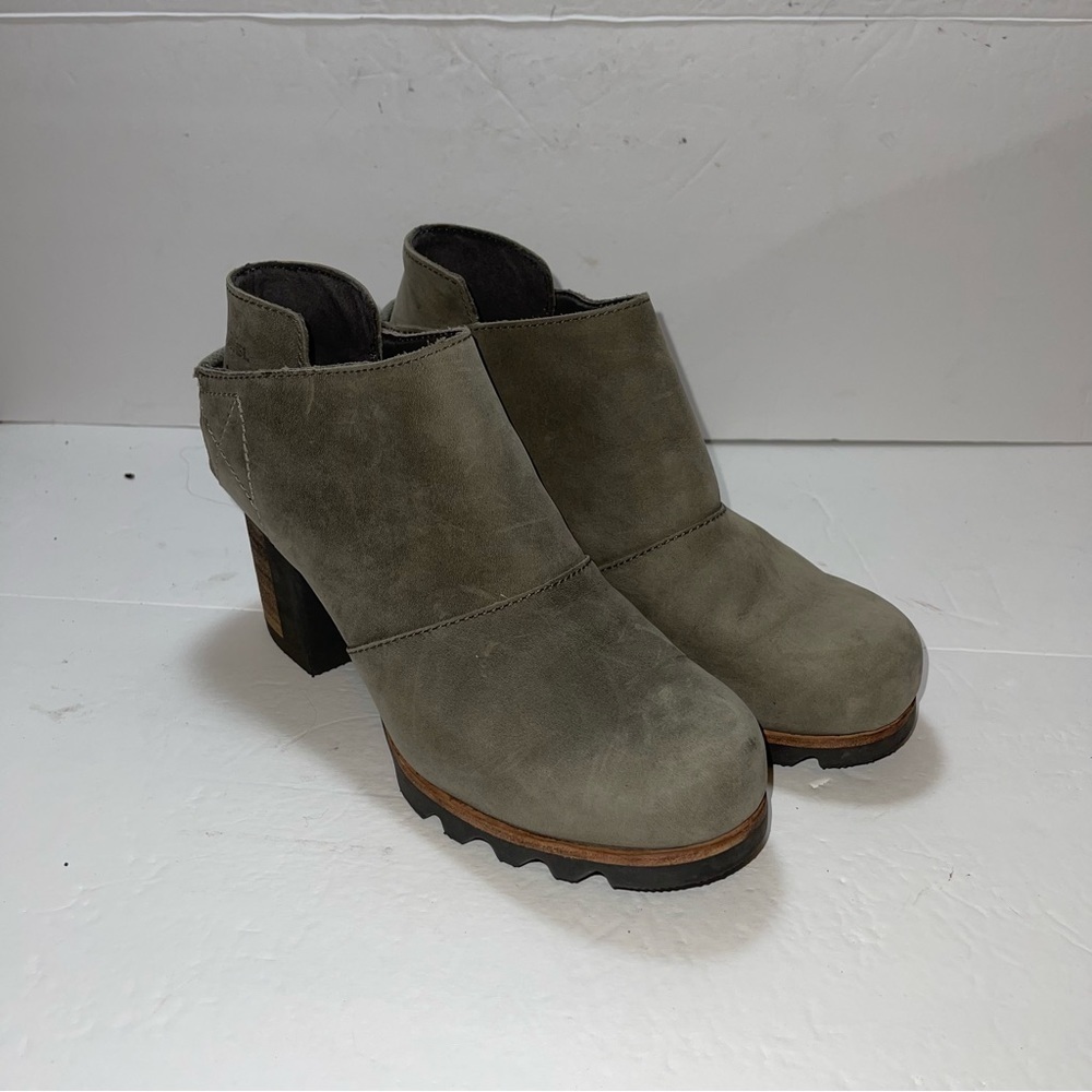 Sorel Addington Strap Waterproof Heeled Bootie Women Size 6 - Picture 8 of 8